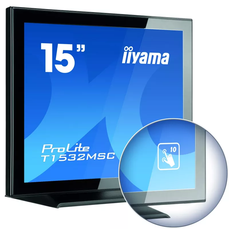 iiyama T1532MSC-B5AG POS-monitor 38,1 cm (15 inch) 1024 x 768 pixel touchscreen