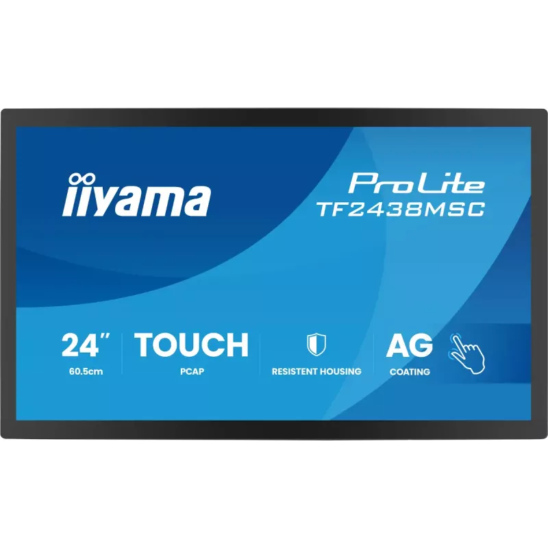 Touchscreen-monitor IIYAMA TF2438MSC-B2 — 24 inch interactief display, multi-touch