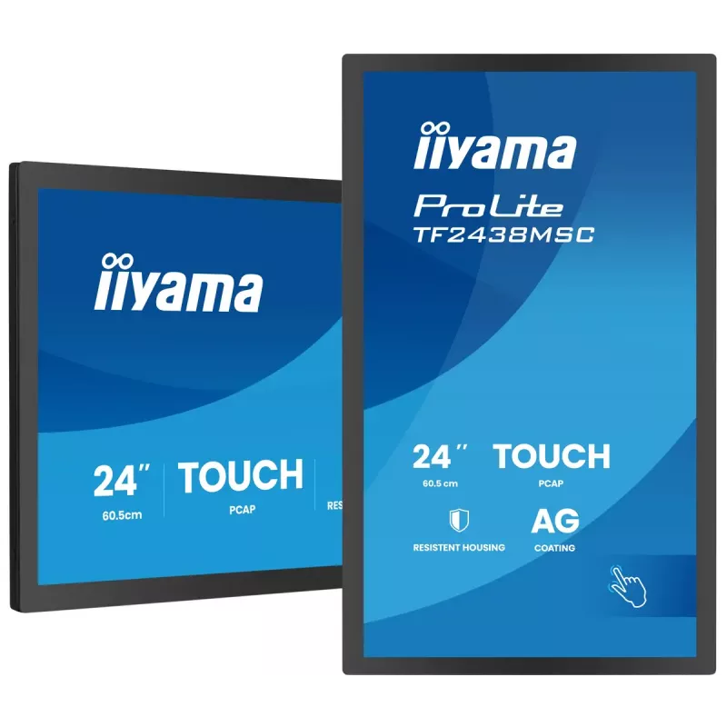 Touchscreen-monitor IIYAMA TF2438MSC-B2 — 24 inch interactief display, multi-touch