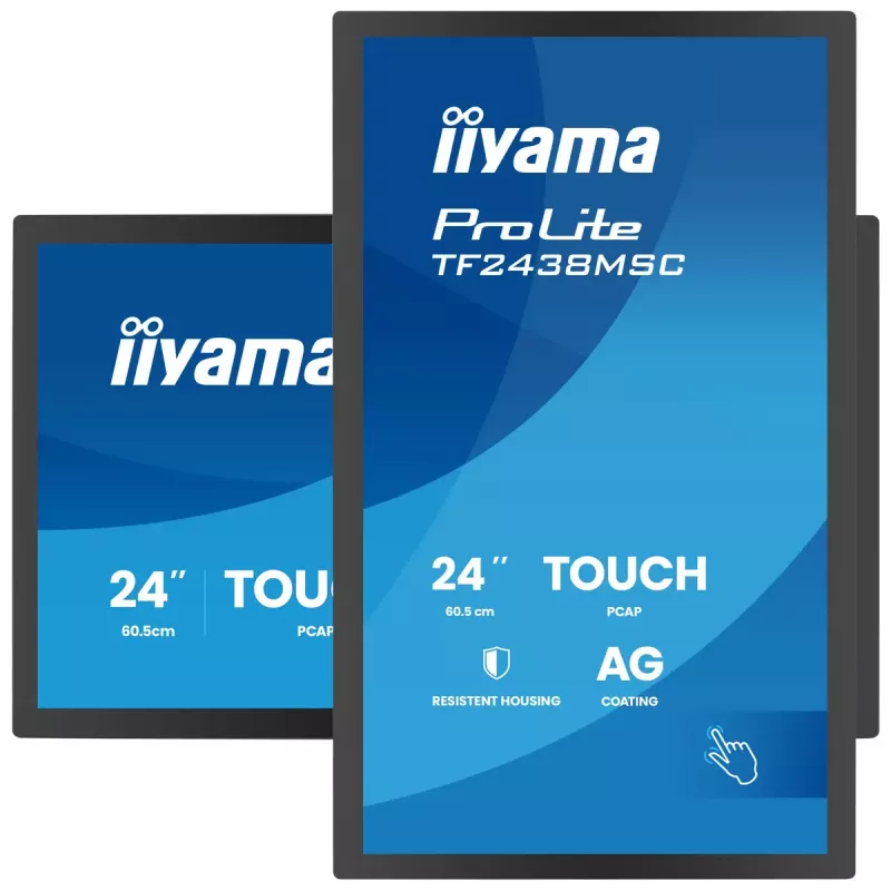 Touchscreen-monitor IIYAMA TF2438MSC-B2 — 24 inch interactief display, multi-touch