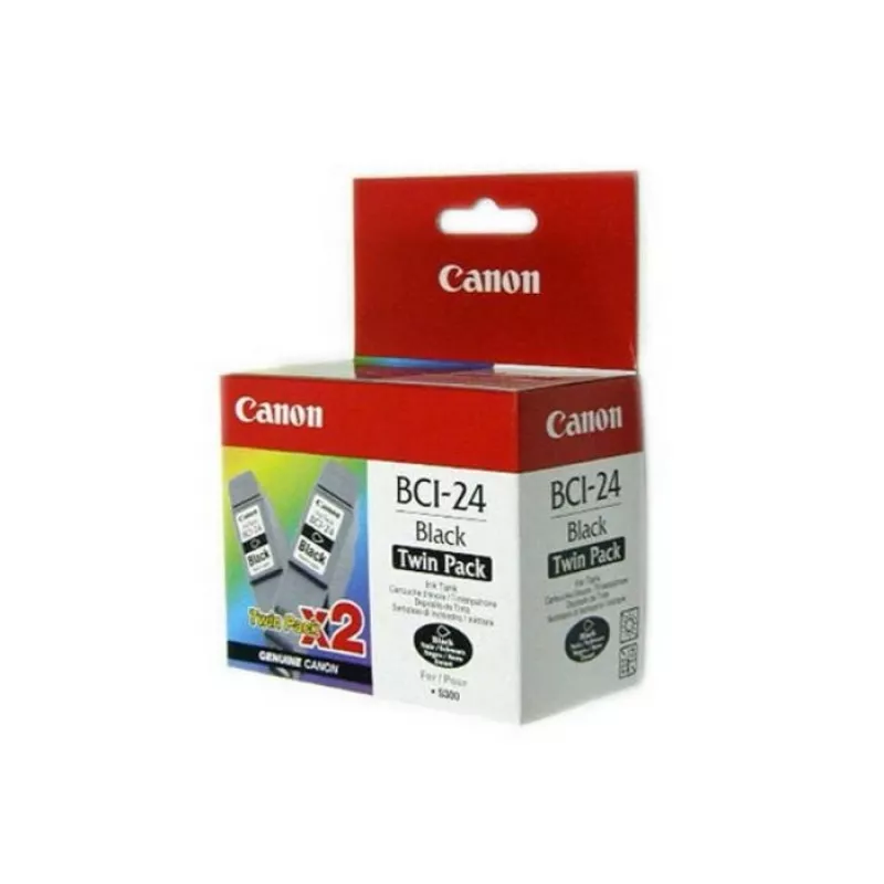 Canon BCI-24 inktpatroon 2 stuks origineel zwart