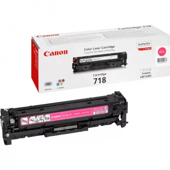 Tonerpatroon Canon 718 M 2500 pagina's magenta
