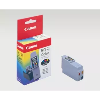 Canon BCI-21 inktpatroon origineel cyaan, magenta, geel