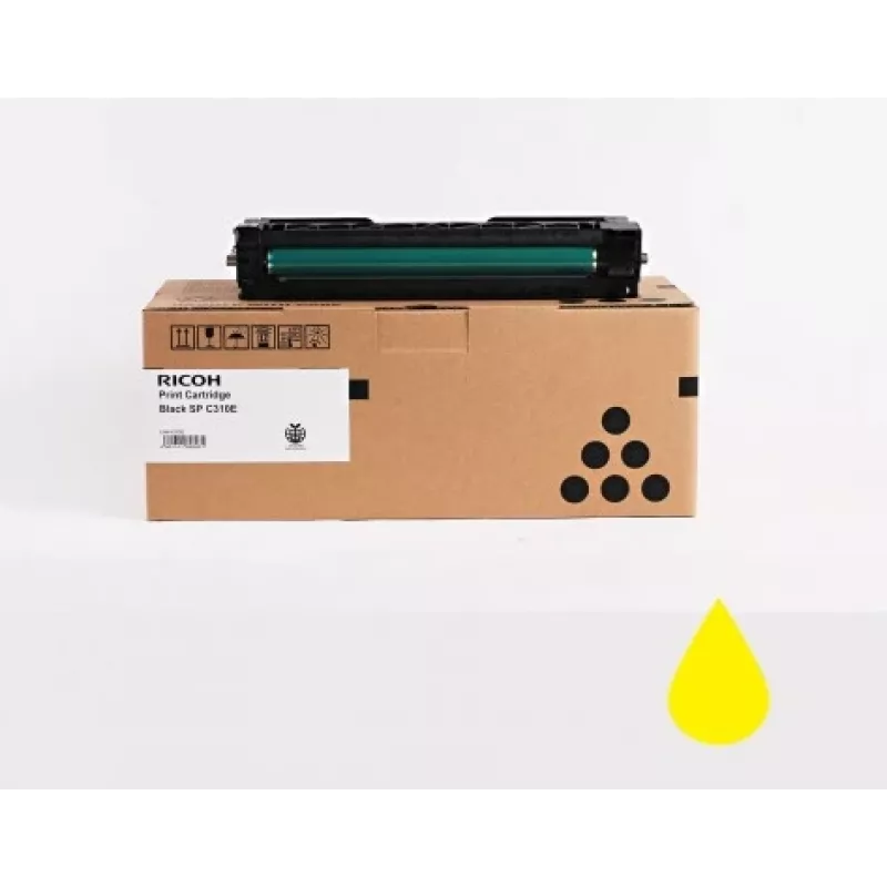 Ricoh 406351 tonercartridge 1 stk. origineel geel