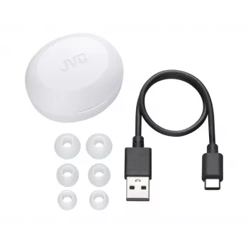 Draadloze in-ear-koptelefoon JVC HA-A5T True Wireless Stereo (TWS) — In-ear, 20–20000 Hz, Wit