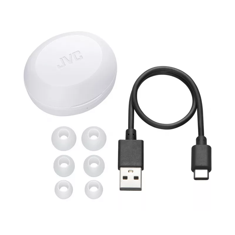 Draadloze in-ear-koptelefoon JVC HA-A5T True Wireless Stereo (TWS) — In-ear, 20–20000 Hz, Wit