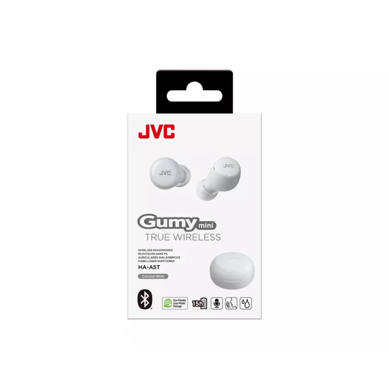 Draadloze in-ear-koptelefoon JVC HA-A5T True Wireless Stereo (TWS) — In-ear, 20–20000 Hz, Wit