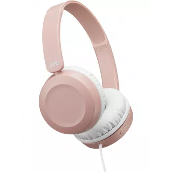 JVC Powerful Sound bedrade on-ear-koptelefoon Roze, Bedraad, 10 - 26000 Hz, Bellen/Muziek, 140 g, Headset, Roze