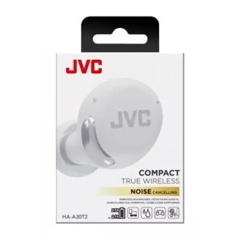 JVC HA-A30T2-W-U Koptelefoon/headset True Wireless Stereo (TWS) In-ear Bellen/Muziek USB Type-C Bluetooth Wit