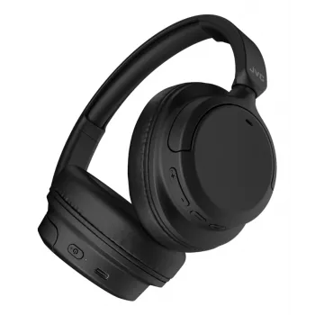 JVC Over-ear-koptelefoon met ruisonderdrukking, Headset, draadloos, Kopbeugel, Bellen/Muziek, USB Type-C, Bluetooth, Zwart
