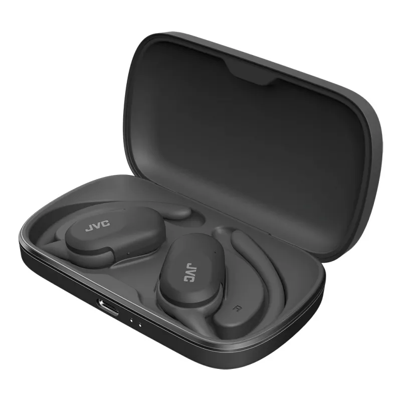Headset JVC HA-NP40T True Wireless Stereo TWS Oorhaak Bluetooth Zwart, 20–20000 Hz, 10 m