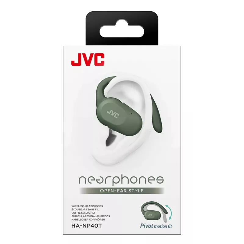 JVC HA-NP40T Headset True Wireless Stereo (TWS) Oorhaak Bellen/Muziek Bluetooth Groen