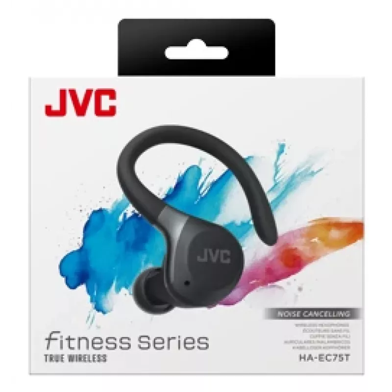 JVC HA-EC75T-B-U Koptelefoon/headset Draadloos Oorhaak Sport Bluetooth Zwart