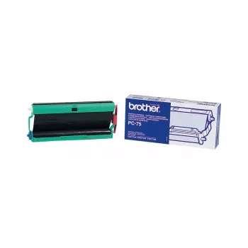 Brother PC-75 faxaccessoire faxcassette + lint 144 pagina's zwart 1 stuks