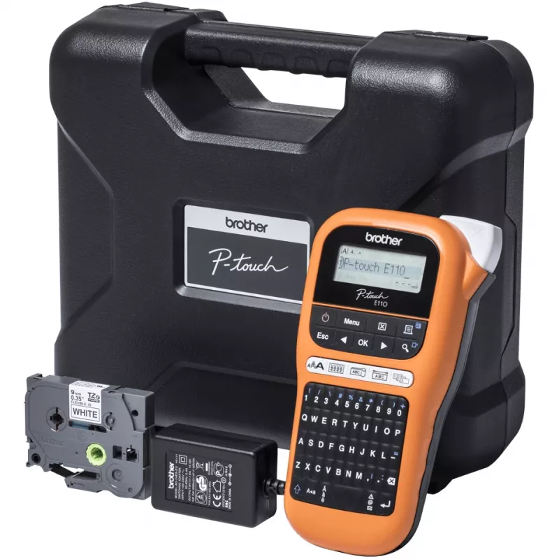 Labelprinter Brother PT-E110VP thermisch direct kleur 180 x 180 DPI 20 mm/s TZe QWERTY