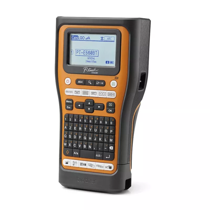 Brother PT-E560BTVP labelprinter thermotransfer 180 x 180 DPI 20 mm/s bedraad & draadloos HSE/TZe Bluetooth QWERTY