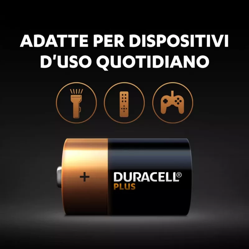Duracell Plus wegwerpbatterij D alkaline