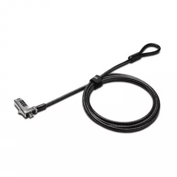 Kensington slank Combination Laptop Lock, 1,8 m, Kensington, cijferslot, sleutel, Zwart