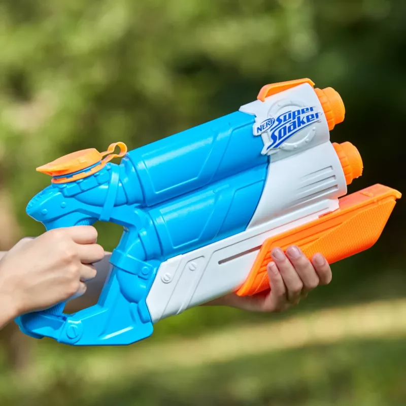 Nerf Super Soaker Twin Tide, speelgoedblaster, veelkleurig, 6 jaar