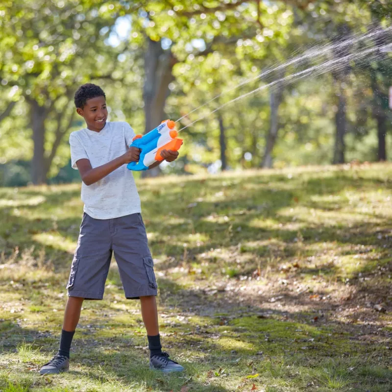 Nerf Super Soaker Twin Tide, speelgoedblaster, veelkleurig, 6 jaar