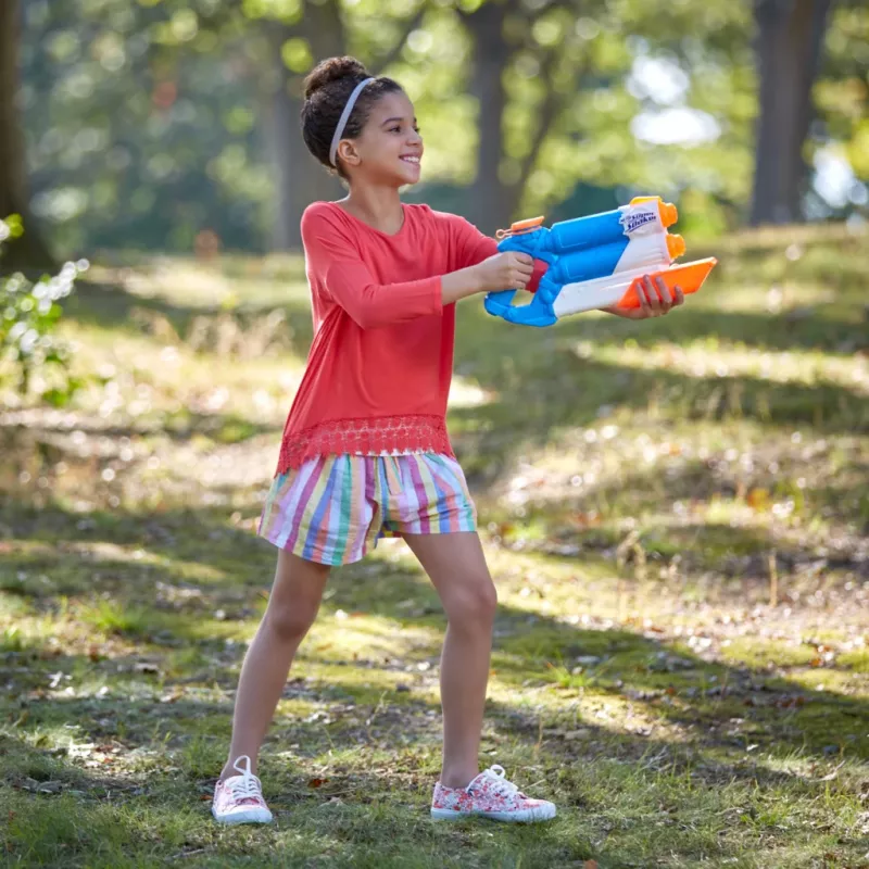Nerf Super Soaker Twin Tide, speelgoedblaster, veelkleurig, 6 jaar