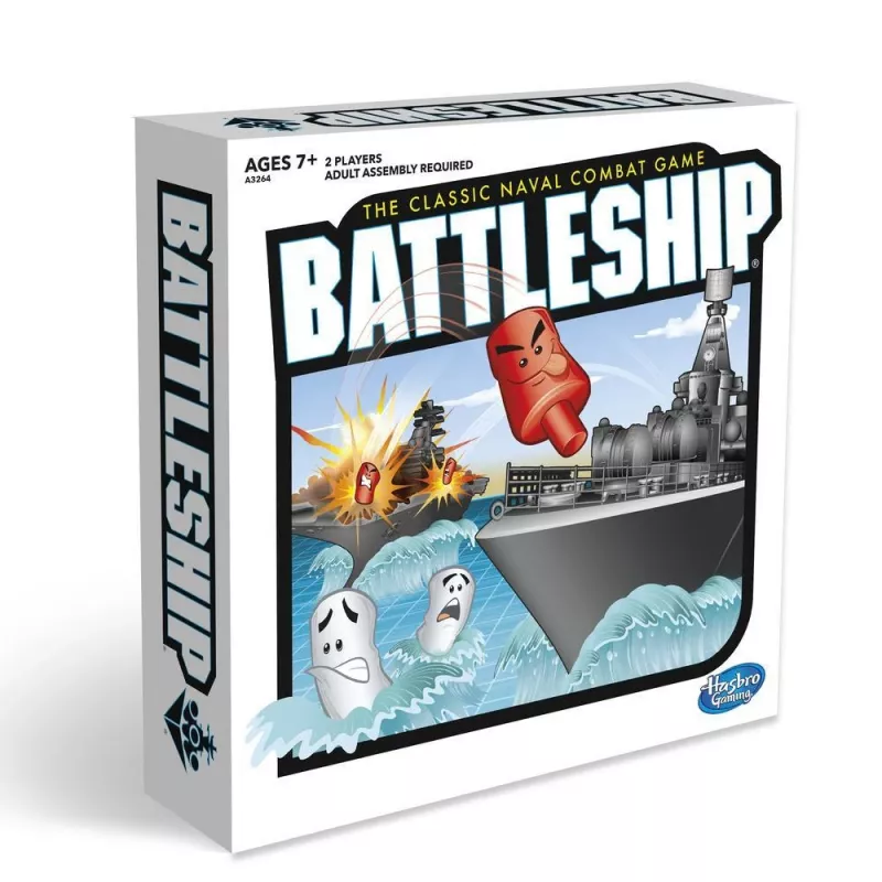 Bordspel HASBRO Battleship strategie – tafelstrategiespel, aanbevolen vanaf 7 jaar