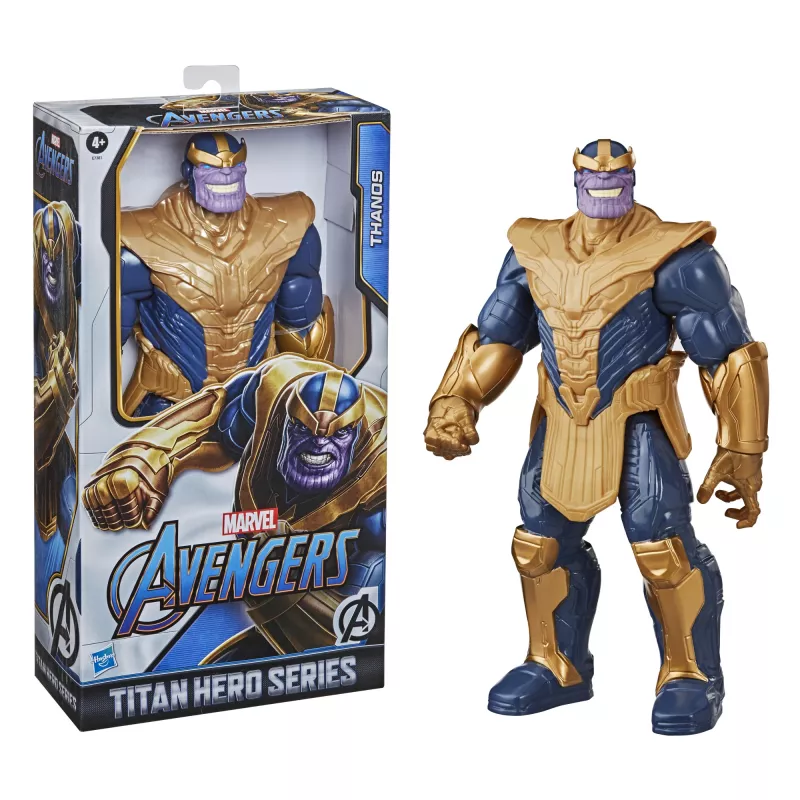 Marvel Avengers Blast Gear Deluxe Thanos actiefiguur, 4 jaar, Blauw, Geel