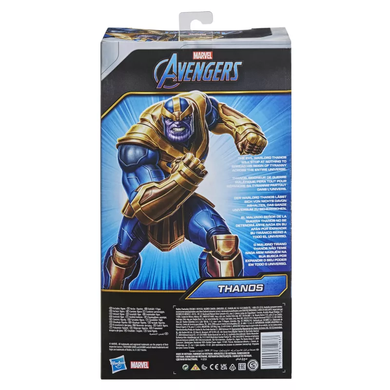 Marvel Avengers Blast Gear Deluxe Thanos actiefiguur, 4 jaar, Blauw, Geel