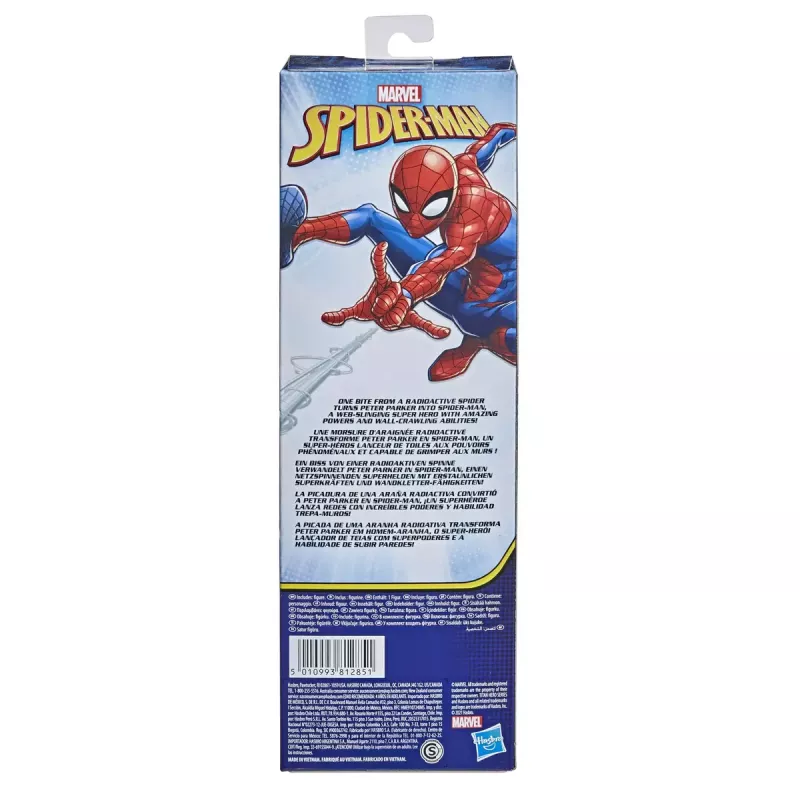 Actiefiguur HASBRO Marvel Spider-Man Titan Hero Spider-Man, kunststof, veelkleurig, vanaf 4 jaar