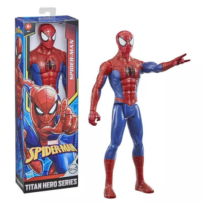 Actiefiguur HASBRO Marvel Spider-Man Titan Hero Spider-Man, kunststof, veelkleurig, vanaf 4 jaar