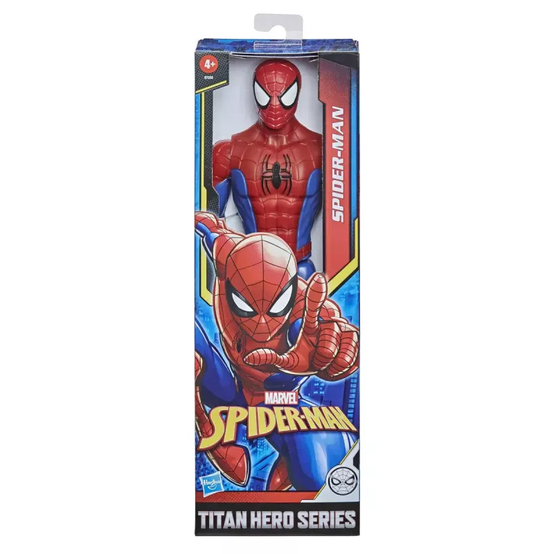Actiefiguur HASBRO Marvel Spider-Man Titan Hero Spider-Man, kunststof, veelkleurig, vanaf 4 jaar
