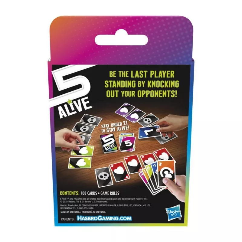 Hasbro Gaming F4205 5 Alive kaartspel verzamelstuk