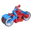 Marvel Spider-Man Spider-Man Web Blast Cycle kinderspeelset met beweegbare Spider-Man actiefiguur