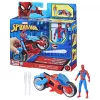 Marvel Spider-Man Spider-Man Web Blast Cycle kinderspeelset met beweegbare Spider-Man actiefiguur
