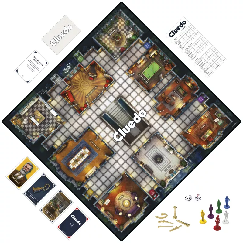 Hasbro Gaming Cluedo 45 min bordspel detective