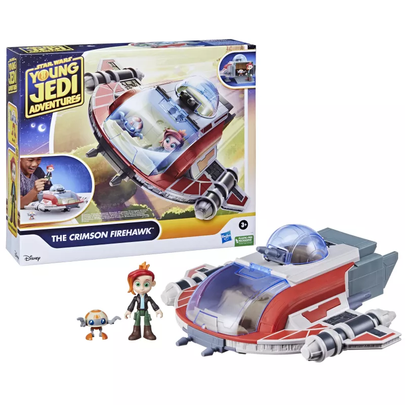 Star Wars The Crimson Firehawk schip & actiefiguren, speelgoed, kleuterspeelgoed (17 inch)
