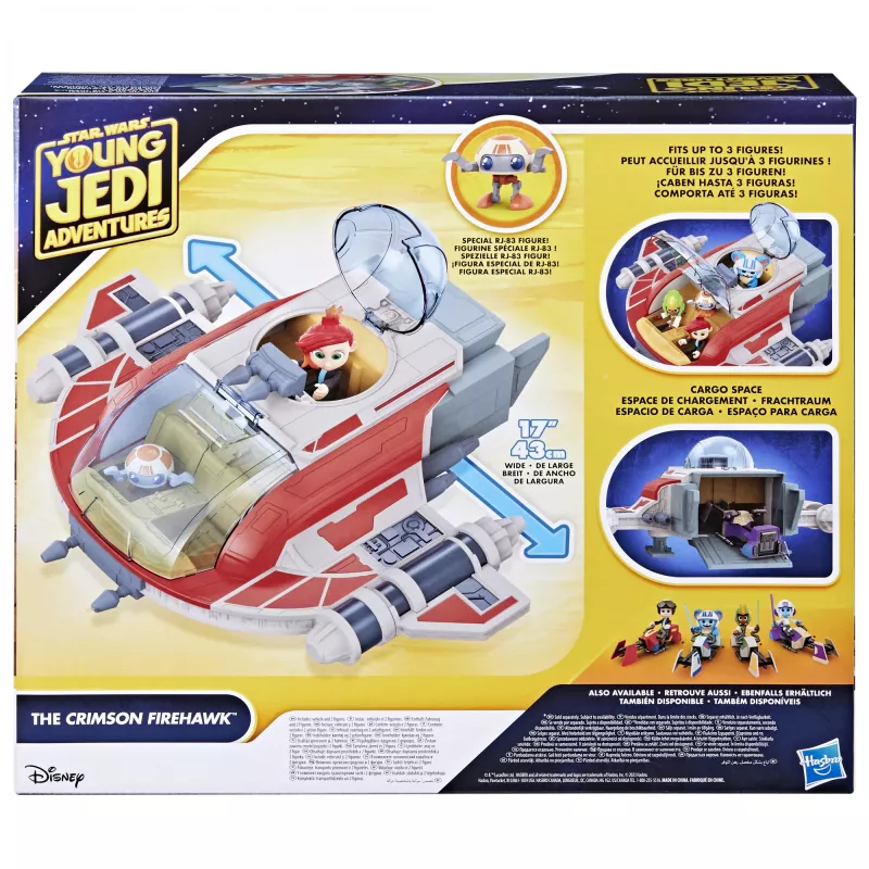 Star Wars The Crimson Firehawk schip & actiefiguren, speelgoed, kleuterspeelgoed (17 inch)