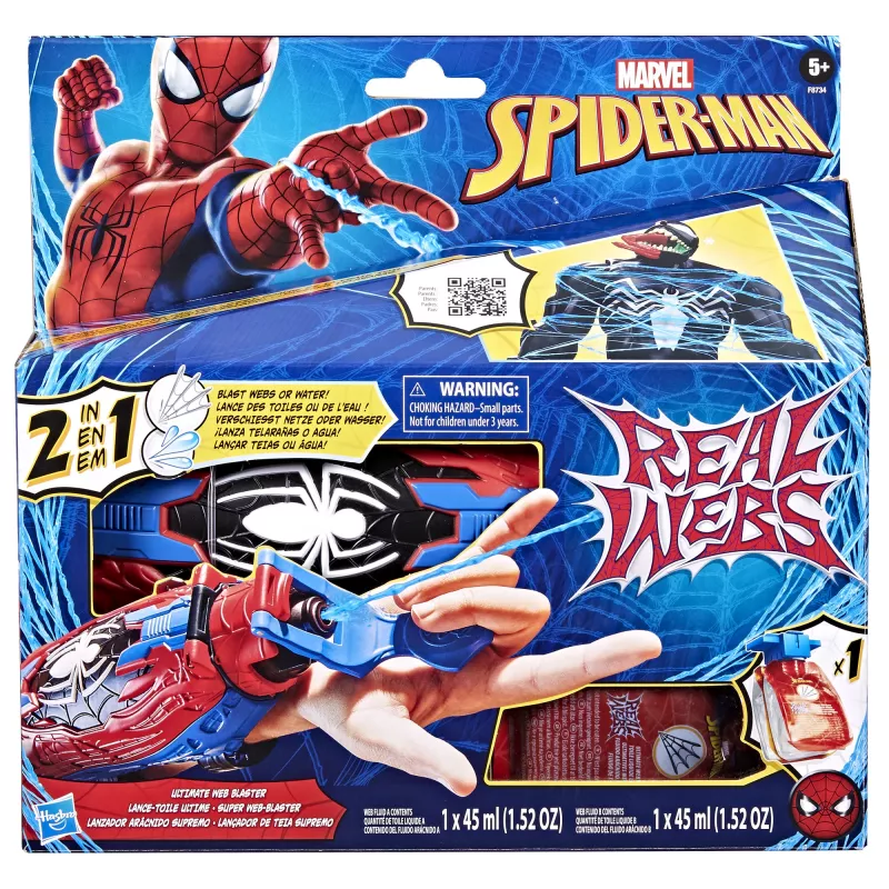 Speelgoedhandschoen-blaster Marvel Spider-Man Real Webs Ultimate Web Blaster