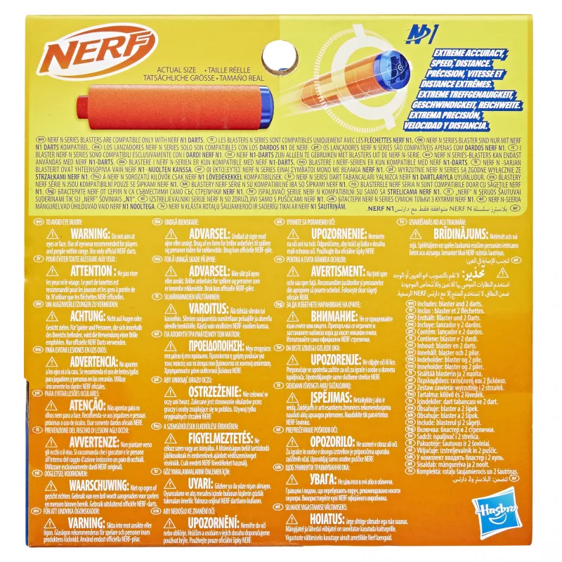 Speelgoedblaster NERF N Series Flex blauw oranje 8+
