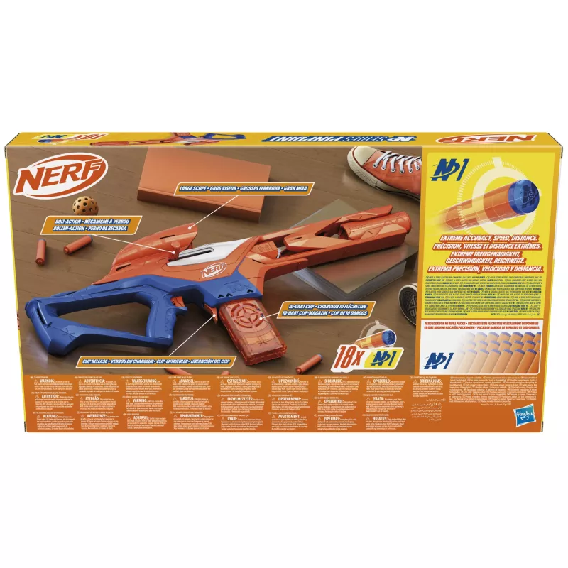 Speelgoedblaster NERF Nerf N Series Pinpoint blauw oranje 8+