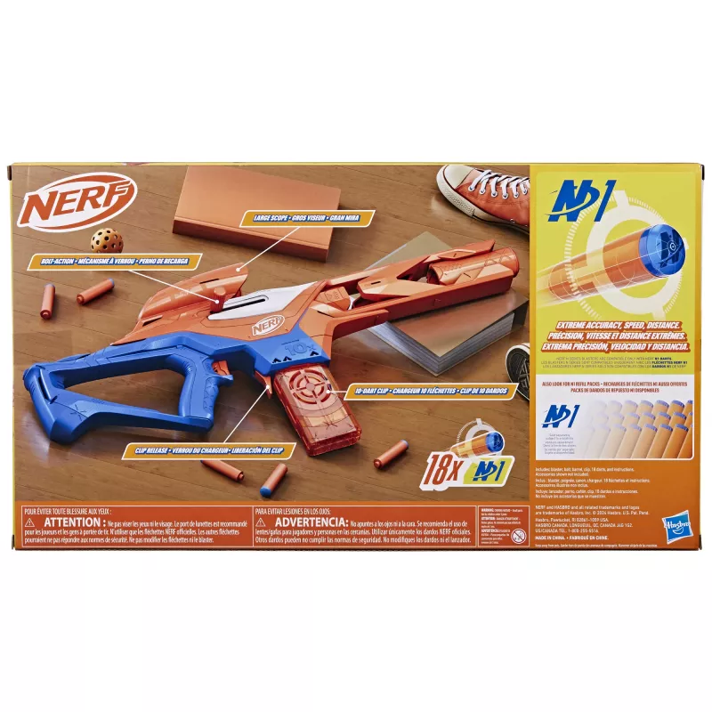 Speelgoedblaster NERF Nerf N Series Pinpoint blauw oranje 8+