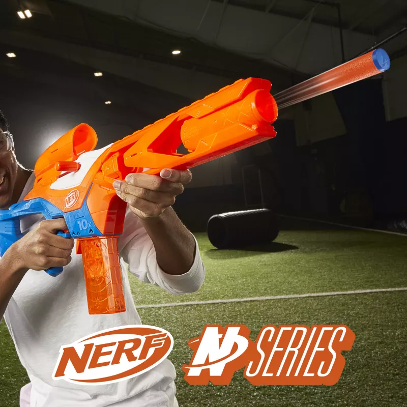 Speelgoedblaster NERF Nerf N Series Pinpoint blauw oranje 8+