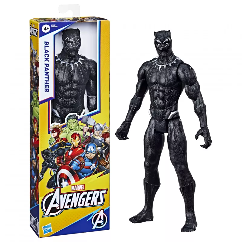 Marvel Avengers Titan Hero Black Panther figuur, 4 jaar, veelkleurig, kunststof