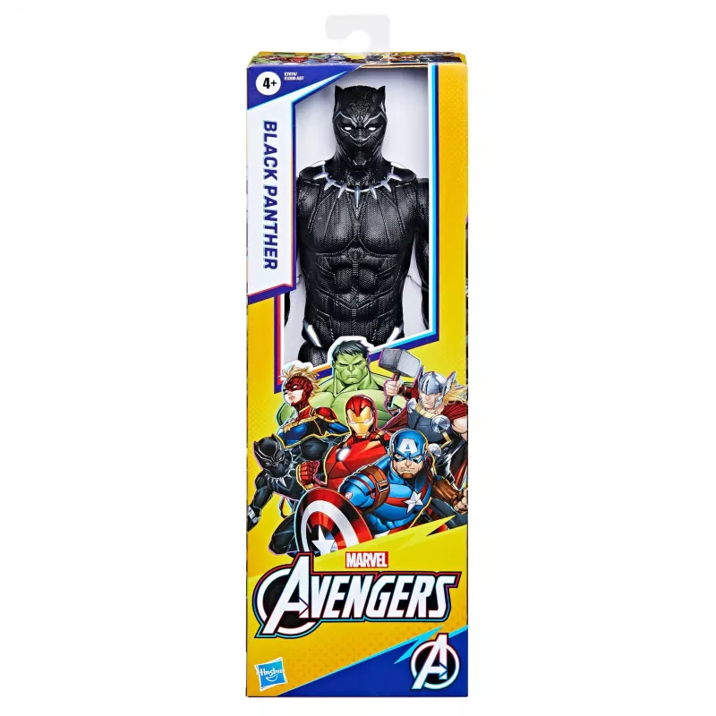 Marvel Avengers Titan Hero Black Panther figuur, 4 jaar, veelkleurig, kunststof