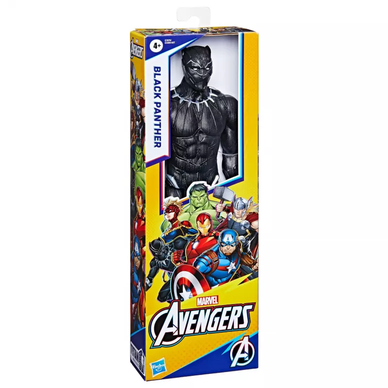 Marvel Avengers Titan Hero Black Panther figuur, 4 jaar, veelkleurig, kunststof
