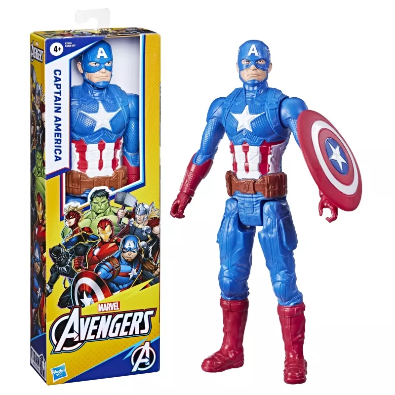 Marvel Avengers Captain America, 4 jaar, blauw, rood, wit, kunststof