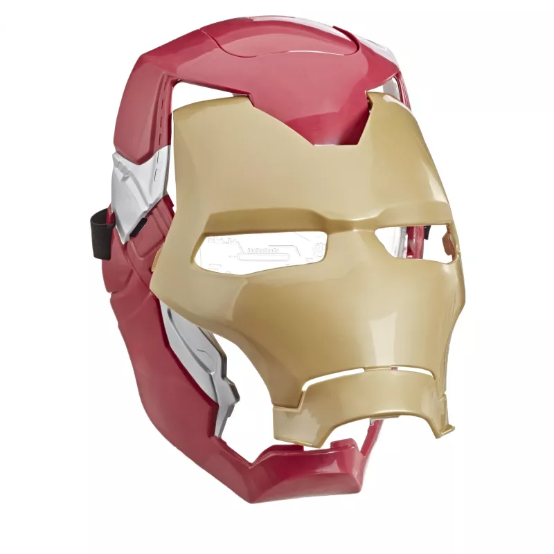 Marvel Avengers Iron Man Flip FX masker, kind, gezichtsmasker, 5 jaar, film, 1 st.