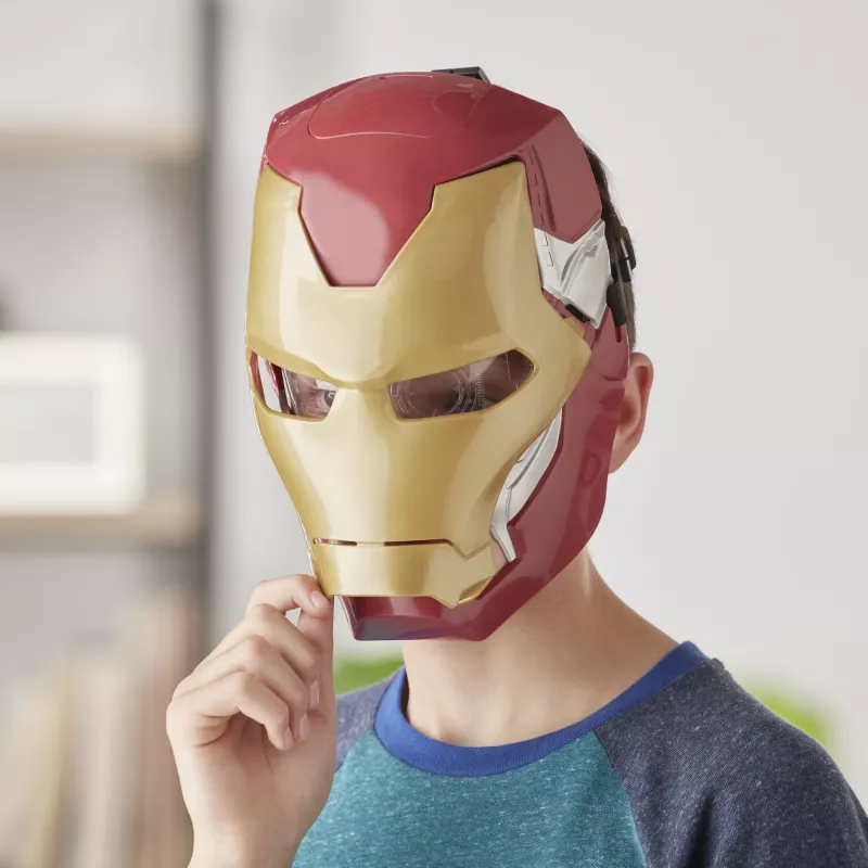 Marvel Avengers Iron Man Flip FX masker, kind, gezichtsmasker, 5 jaar, film, 1 st.
