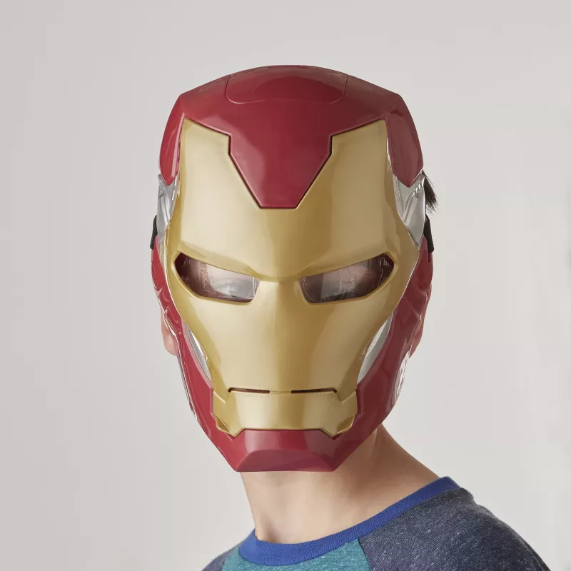 Marvel Avengers Iron Man Flip FX masker, kind, gezichtsmasker, 5 jaar, film, 1 st.