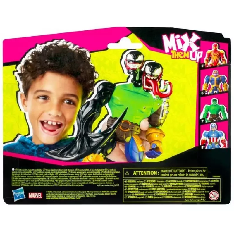 Marvel MixMashers Spider-Man Venom Mix-&-Match, 4 jaar, veelkleurig
